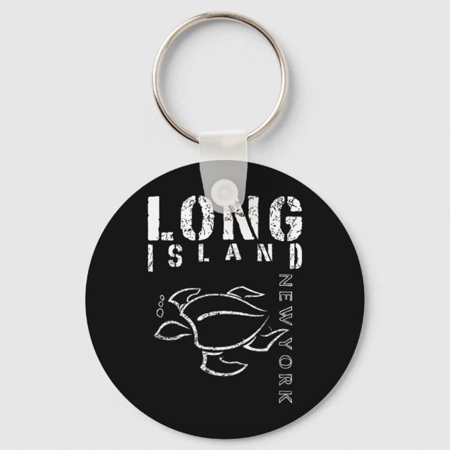 Porte-clés Souvenir de Long Island New York (Recto)