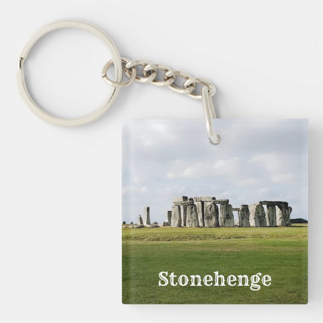 Porte-clés souvenir de Stonehenge Angleterre (Devant)