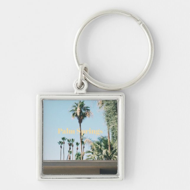 Porte-clés Souvenir de voyage à Palm Springs (Devant)