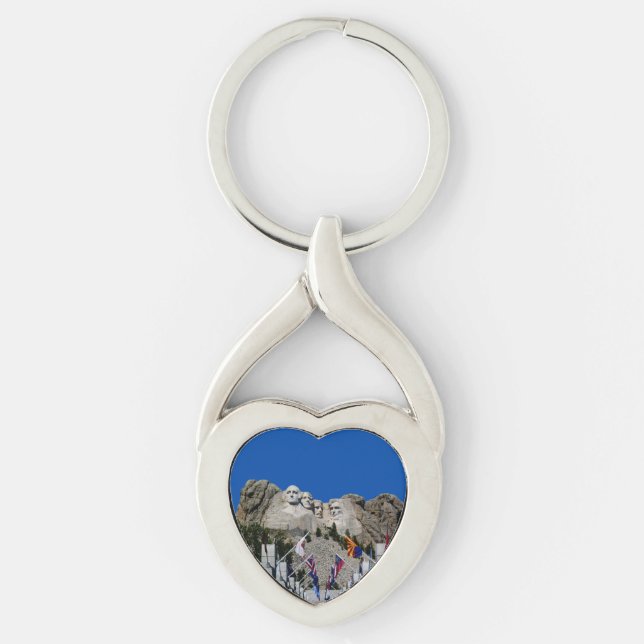 Porte-clés Souvenir personnalisable de Mt Rushmore (Devant)