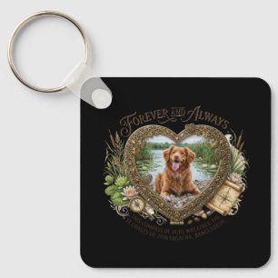 Porte-clés souvenir personnalisé avec photo de chi