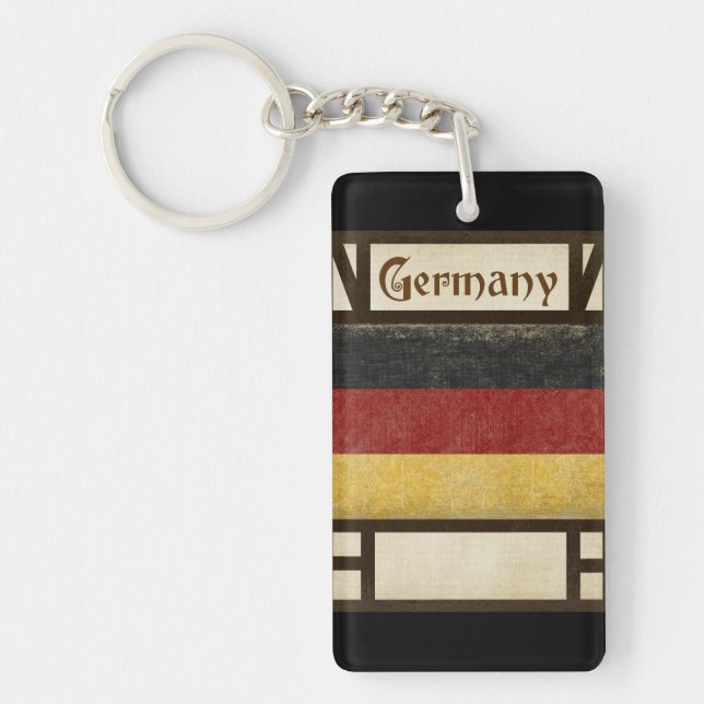 Porte-clés Souvenir Porte - clé Allemagne (Devant)