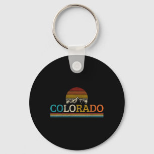 Porte-clés Souvenir Vintage Colorado - Clic Noir Homme Petit