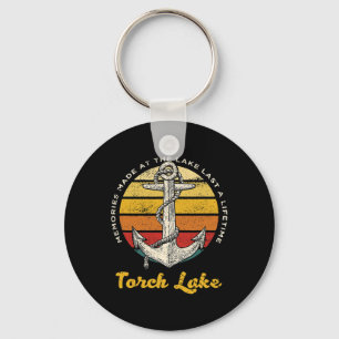 Porte-clés Souvenirs au lac Torch durent toute une vie Campin