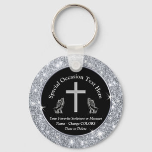 Porte-clés Souvenirs funéraires chrétiens ou toute occasion
