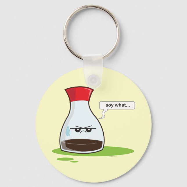 Porte-clés Soy What (Recto)