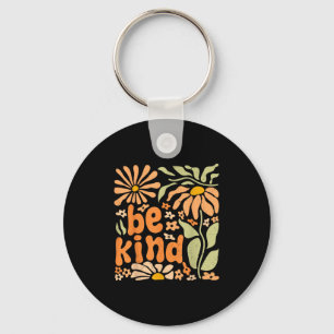 Porte-clés Soyez comme Floral Positif Citation Boho Fleurs Ch