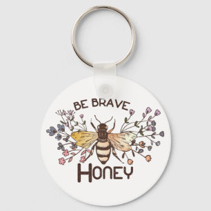 Porte-clés Soyez courageux Honey Bee