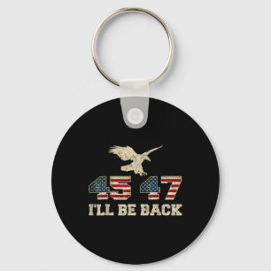 Porte-clés Soyez de retour 45 47 Trump 2024 Élection Eagle Us