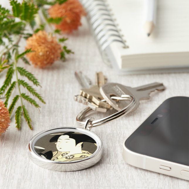 Porte-clés Soyez en sécurité ! Bonne journée et meilleure nui (Côté)