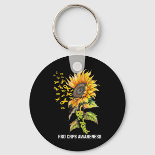Porte-clés Soyez gentil Tournesol RSD Sensibilisation à la SC