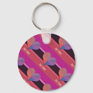 Porte-clés Soyez le coeur réfléchi de Valentine