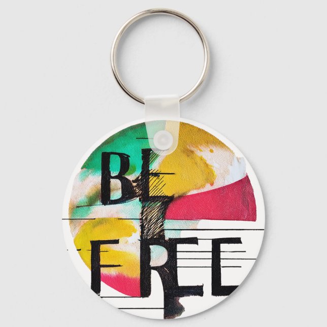 Porte-clés Soyez libre (Recto)