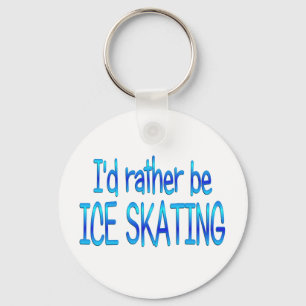 Porte-clés Soyez plutôt patinage de glace