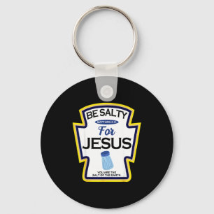 Porte-clés Soyez Salés Pour Jésus Condiment Sce Halloween Chr