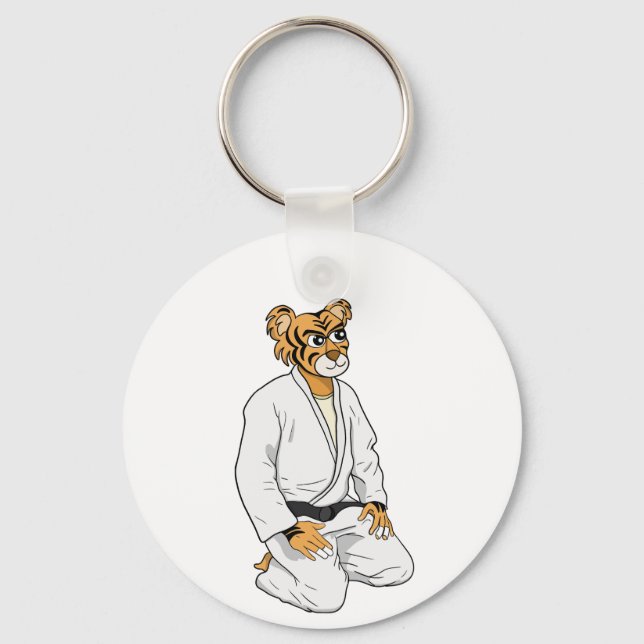 Porte-clés Soyez un tigre (Recto)