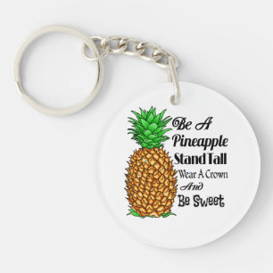 Porte-clés Soyez un usage grand de support d'ananas qu'une