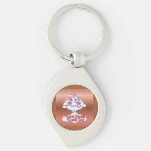 Porte-clés Soyez Votre Propre Arc-en-Ciel Licorne Mignonne 