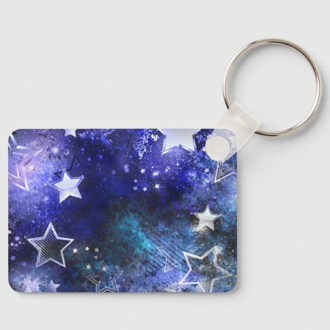 Porte-clés Space Background with Stars (Recto)