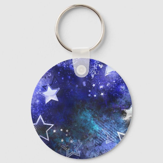 Porte-clés Space Background with Stars (Recto)