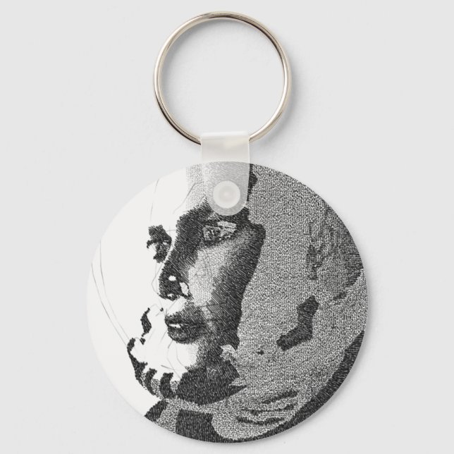 Porte-clés spacegirl (Recto)