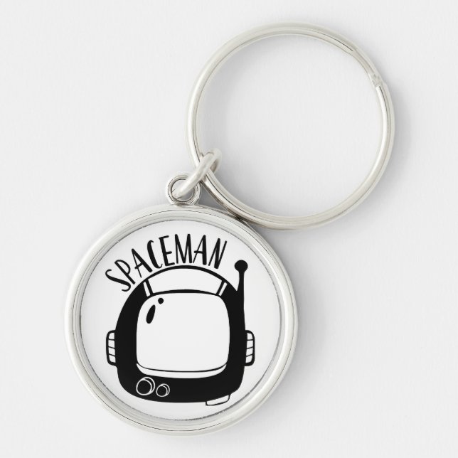 Porte-clés Spaceman Vintage (Devant)