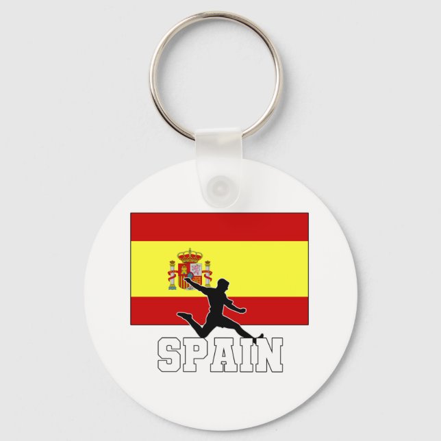Porte-clés Spain Football Soccer National Team (Recto)