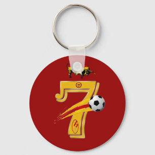 Porte-clés Spain Number 7 Soccer World Champions Keyring