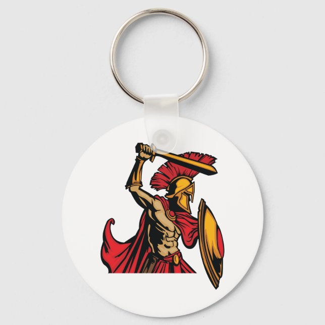 Porte-clés Spartan Warrior Keychain (Recto)