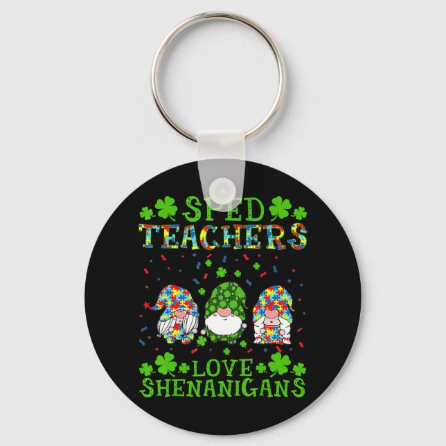 Porte-clés SPED Enseignants Aimer Shenanigans Sensibilisation (Recto)