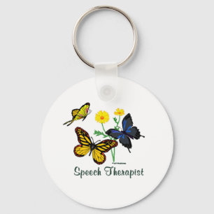 Porte-clés Speech Therapeuist Butterflies