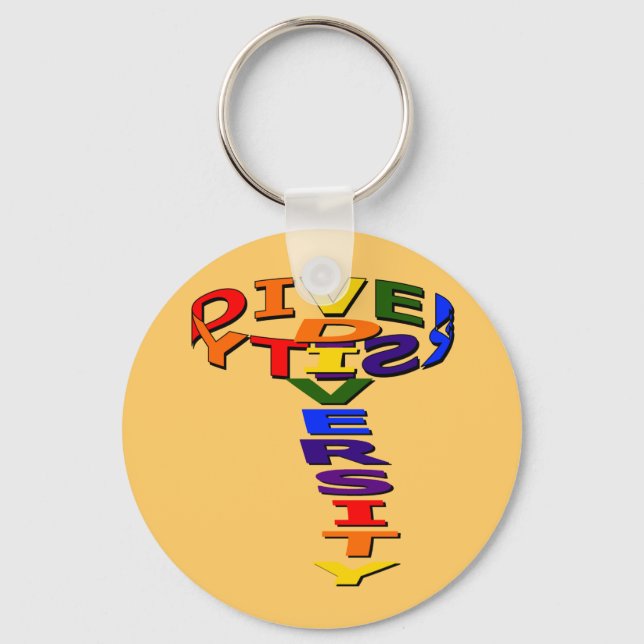 Porte-clés Spinning Diversity Keychain (Recto)