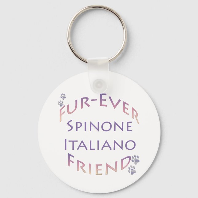 Porte-clés Spinone Italiano Furever Friend (Recto)