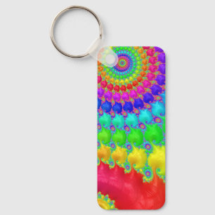 Porte-clés Spirale arc-en-ciel - Porte - clé