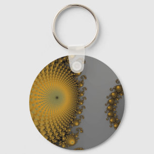 Porte-clés spirale de citrouille
