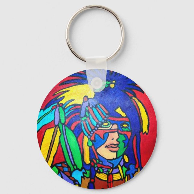 Porte-clés Spirit Warrior 1 by Piliero (Recto)