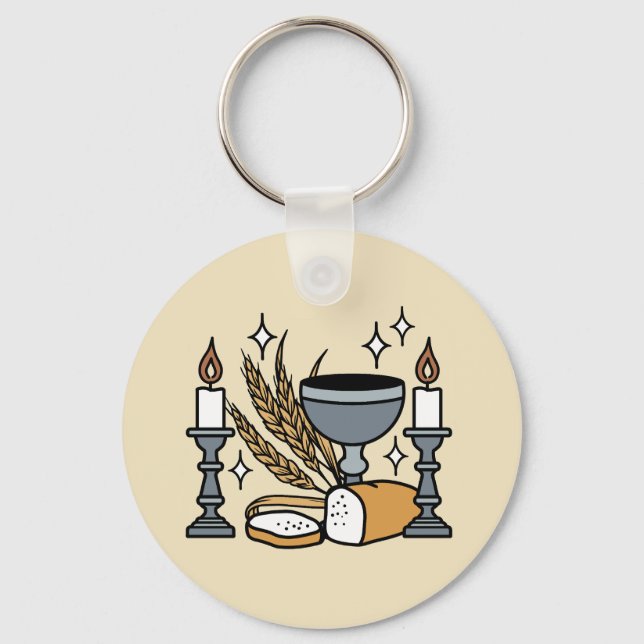 Porte-clés Spiritual Faith and Grace – Uplifting Christian (Recto)