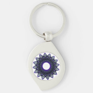 Porte-clés Spirograph Pride Motif : Ace