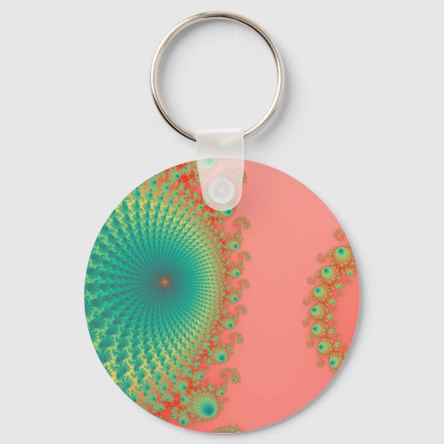 Porte-clés Spirole Arc-en-ciel (Recto)