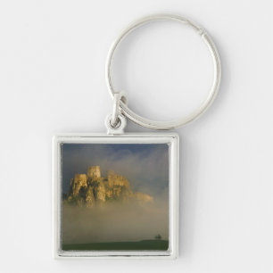 Porte-clés Spissky hrad dans la brume, Slovaquie 2