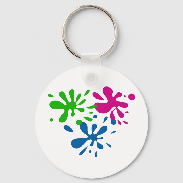 Porte-clés Splats aléatoires (Recto)