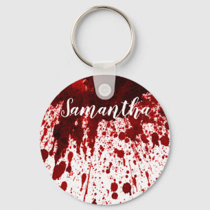 Porte-clés Splatter de sang Porte - clé personnalisé Vampire 