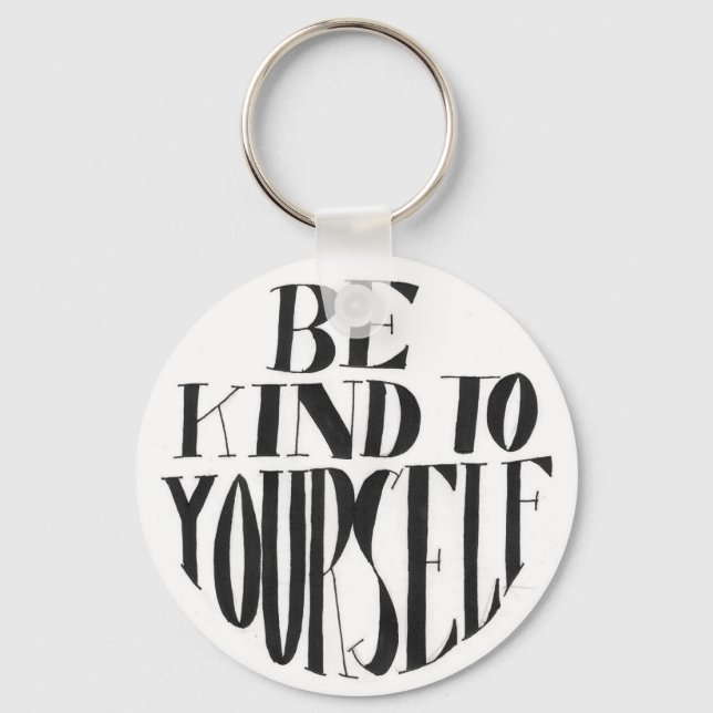 Porte-clés Spoonie-Be Kind to Yourself keyring-ChronicMaladie (Recto)