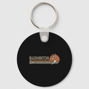 Porte-clés Sport de balle Navette Sport Rétro Badminton Papa