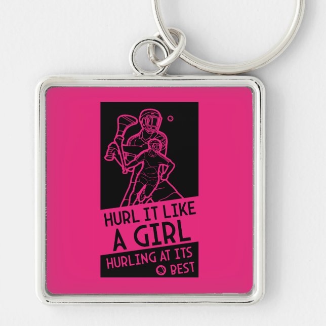 Porte-clés Sport hurlant féminin (Devant)