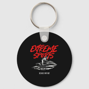Porte-clés Sports d'eau extrêmes moto aquatique jetski skieur