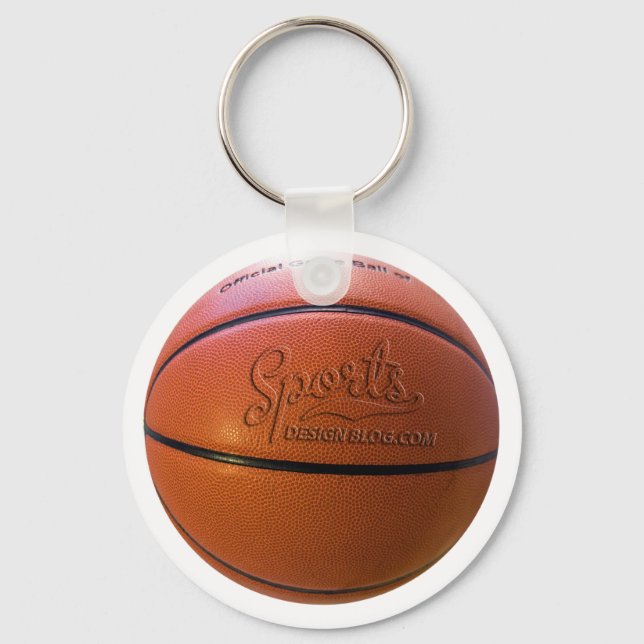 Porte-clés Sports Design Blog keyball de basket-ball (Recto)