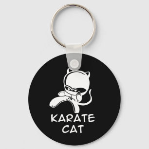 Porte-clés Sports Karaté Chat pour hommes femmes enfants