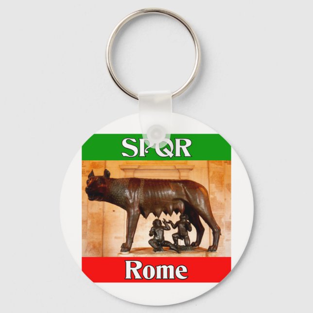 Porte-clés SPQR Rome (Recto)