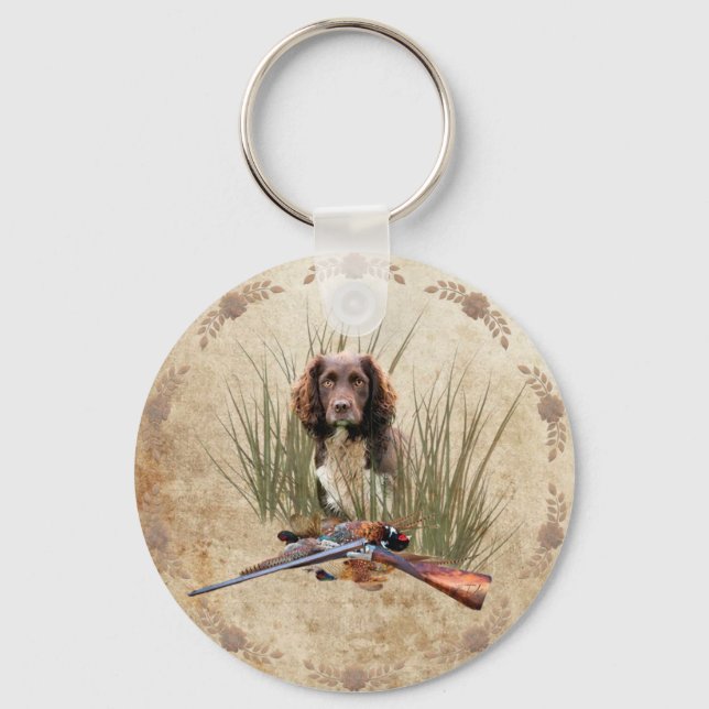 Porte-clés Sprocker Spaniel Tapestry Poster Triptyque Acryliq (Recto)